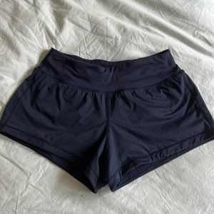 Size 4 Navy Blue Lululemon lined shorts